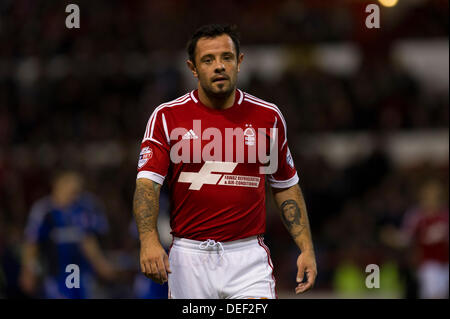 Nottingham, Royaume-Uni. 17 août, 2013. Nottingham Forest's Andy Reid au cours de la partie de championnat entre Nottingham Forest et la masse de la ville de Middlesbrough. Credit : Action Plus Sport/Alamy Live News Banque D'Images