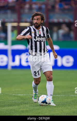 Andrea Pirlo (Juventus), 14 septembre 2013 - Football / Soccer : Italien 'Serie' un match entre l'Inter Milan Juventus 1-1 au Stadio Giuseppe Meazza de Milan, Italie. (Photo de Maurizio Borsari/AFLO) Banque D'Images