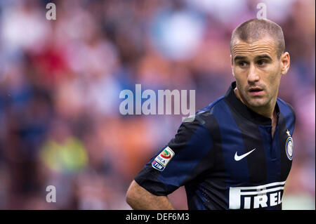 Rodrigo Palacio (Inter), 14 septembre 2013 - Football / Soccer : Italien 'Serie' un match entre l'Inter Milan Juventus 1-1 au Stadio Giuseppe Meazza de Milan, Italie. (Photo de Maurizio Borsari/AFLO) Banque D'Images