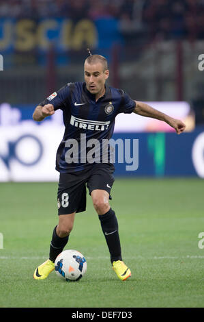 Rodrigo Palacio (Inter), 14 septembre 2013 - Football / Soccer : Italien 'Serie' un match entre l'Inter Milan Juventus 1-1 au Stadio Giuseppe Meazza de Milan, Italie. (Photo de Maurizio Borsari/AFLO) Banque D'Images