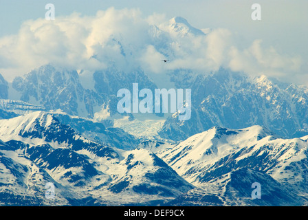 Le mont McKinley, en Alaska, USA Banque D'Images