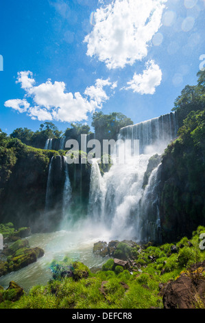 Foz de Iguazu (chutes Iguaçu), Parc National de l'Iguazu, Site du patrimoine mondial de l'UNESCO, l'Argentine, l'Amérique du Sud Banque D'Images