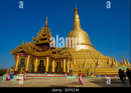 La Pagode Shwemawdaw, Bago (Pegu), le Myanmar (Birmanie), l'Asie Banque D'Images