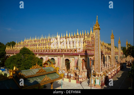 Thanbodhay Pagode, Monywa, Rhône-Alpes, le Myanmar (Birmanie), l'Asie Banque D'Images