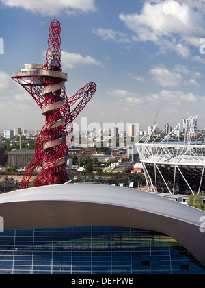 Le Parc olympique de Stratford, Londres sous le réaménagement en septembre 2013 10 Banque D'Images