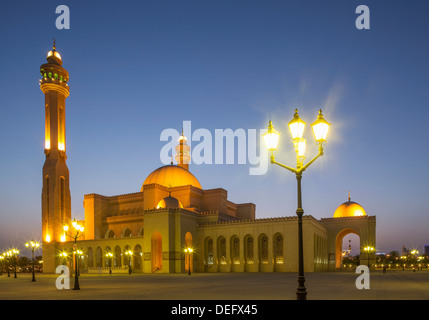 Grande mosquée Al Fateh, Manama, Bahreïn, Moyen-Orient Banque D'Images
