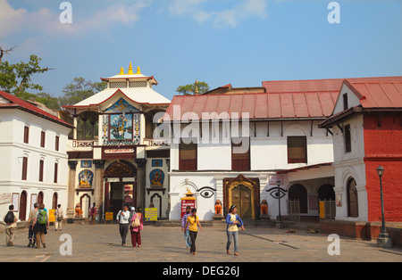 Temple de Pashupatinath, Site du patrimoine mondial de l'UNESCO, Katmandou, Népal, Asie Banque D'Images