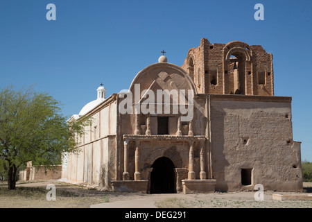 Mission San Jose de Tumacacori, créé en 1691, le parc historique national de Tumacacori, New Mexico, United States of America Banque D'Images