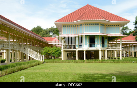 Palais Maruekhathayawan, résidence d'été du Roi Rama VI, maintenant un musée, Chaham, près de Hua Hin, Thaïlande, Asie du Sud, Asie Banque D'Images
