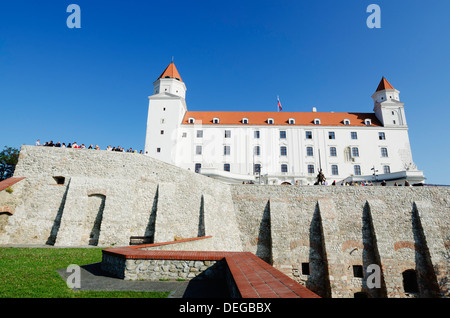 Le château de Bratislava, Bratislava, Slovaquie, Europe Banque D'Images