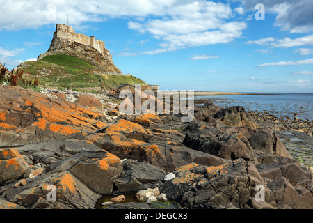 L'Île Sainte de Lindisfarne Banque D'Images