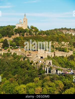 La forteresse de tsarevets, Veliko Tarnovo, Bulgarie, Europe Banque D'Images