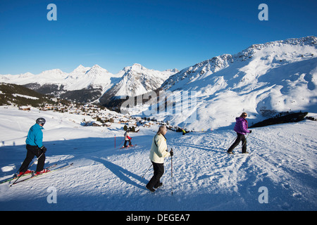 Arosa ski resort, Grisons, Swiss Alps, Switzerland, Europe Banque D'Images