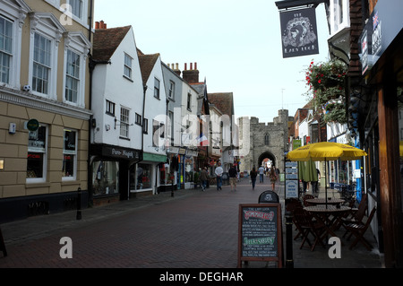 La cathédrale historique de Canterbury Kent anglais ville du sud est de l'angleterre uk 2013 Banque D'Images