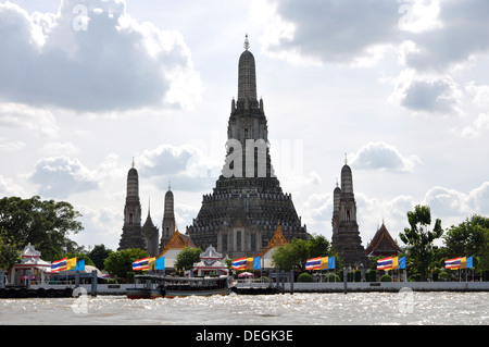 Wat Arun, Temple à Bangkok en Thaïlande Banque D'Images