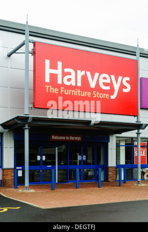 Harvey's Furniture Store Banque D'Images