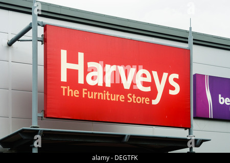 Harvey's Furniture Store Banque D'Images