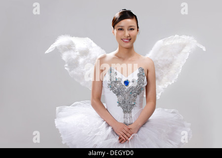 Orient girl dancing ballet Banque D'Images