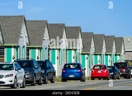 Location de chalets au bord de l'eau, Truro, Cape Cod, Massachusetts, USA Banque D'Images