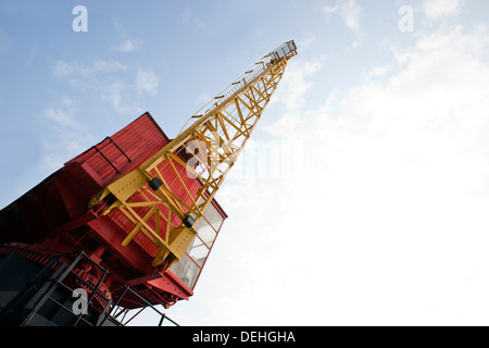 Les chantiers de construction au-dessus de la grue Banque D'Images