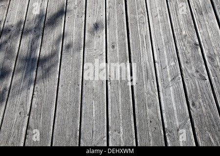 Close-up promenade en bois Banque D'Images