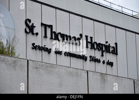 L'Hôpital St Thomas à Lambeth, Londres Banque D'Images