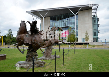 Newham Council bâtiments sur Royal Albert Docks, Londres Banque D'Images