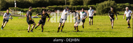 Rugby amateur, l'Ulster. Armoy V Letterkenny Banque D'Images