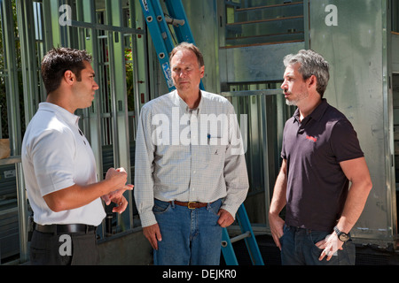 Ed Begley Jr. et son épouse Rachelle Carson-Begley sont la construction de leur nouvelle maison en vertu de normes certifié LEED Platine Banque D'Images