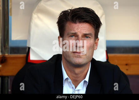 Valence, Espagne. Jeudi 19 Septembre 2013 Photo : Swansea manager Michael Laudrup Re : l'UEFA Europa League match contre CHANTIER Valence v Swansea City FC, à l'Estadio Mestalla, l'Espagne, le Crédit : D Legakis/Alamy Live News Banque D'Images