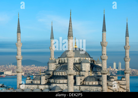 D'Istanbul, Sultanahmet, Sultan Ahmet Moschee (Blaue Moschee) Banque D'Images