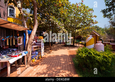 Shop dans un musée, Musée, Big Foot, Loutolim Salcetta, Sud de Goa, Goa, Inde Banque D'Images