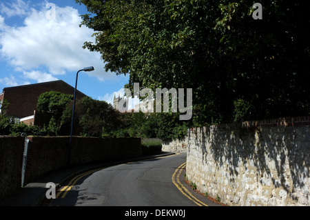 Petite ville côtière de Hythe dans le kent côte sud de l'Angleterre, Royaume-Uni Banque D'Images