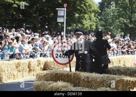 Red Bull Soapbox Race, tenue à Alexandra Palace dans l'été de 2013, à Londres, en Angleterre Banque D'Images