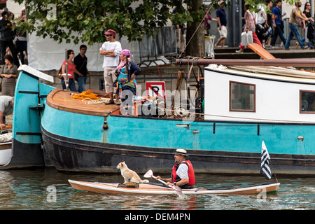 RENDEZ-VOUS DES BATEAUX DE RÉGATE EDRE NANTES FRANCE Banque D'Images