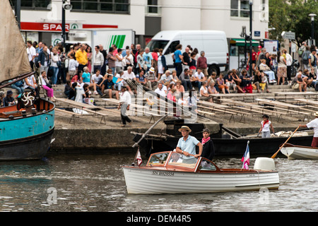 RENDEZ-VOUS DES BATEAUX DE RÉGATE EDRE NANTES FRANCE Banque D'Images