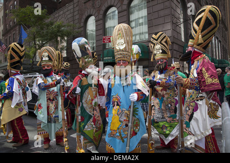 L'indépendance mexicaine Day Parade sur Madison Avenue, New York. Banque D'Images