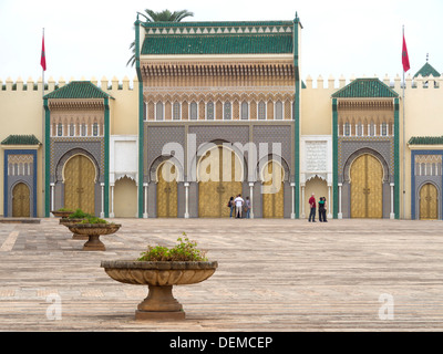 Dar El Makhzen - Palais Royal, Fès, Maroc Banque D'Images