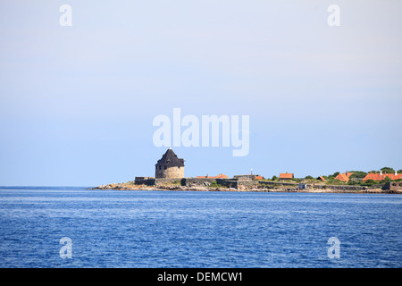 Fort Christiansoe Bornholm Island dans la région de la mer Baltique Danemark Scandinavie Europe Banque D'Images