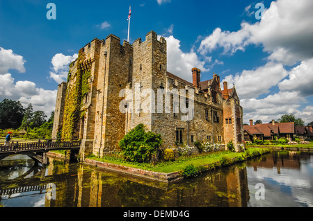 Le château de Hever, Edenbridge, Kent, Angleterre, Royaume-Uni, Europe Banque D'Images
