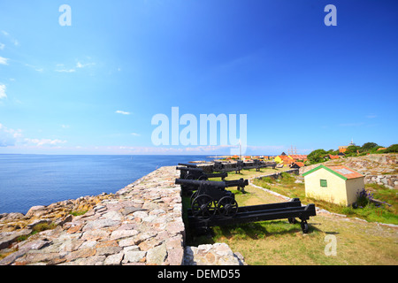 Fort Christiansoe Bornholm Island dans la région de la mer Baltique Danemark Scandinavie Europe Banque D'Images