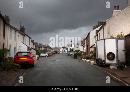 La rue principale de l'Angleterre Cumbria Ravenglass Banque D'Images