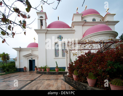 Église orthodoxe grecque, Galilée, Israël Banque D'Images