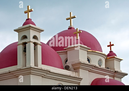 Église orthodoxe grecque, Galilée, Israël Banque D'Images