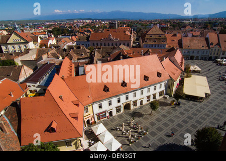 Hermannstadt (Sibiu) Capitale Européenne de la Culture en 2007 Banque D'Images