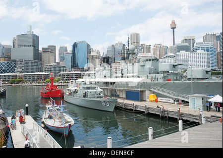 Australian National Maritime Museum de Darling Harbour, Sydney Banque D'Images