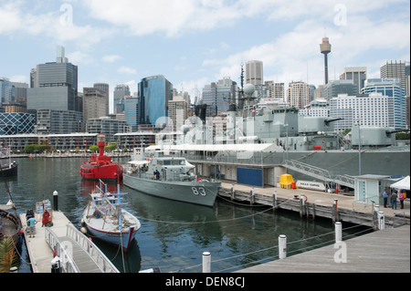 Australian National Maritime Museum de Darling Harbour, Sydney Banque D'Images