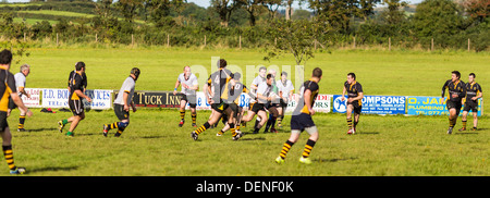 L'Irlande du Nord Ulster Rugby Amateur Armoy 'v' Letterkenney Banque D'Images