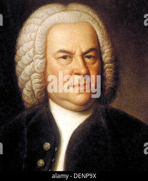 Johann Sebastian Bach, compositeur allemand Banque D'Images