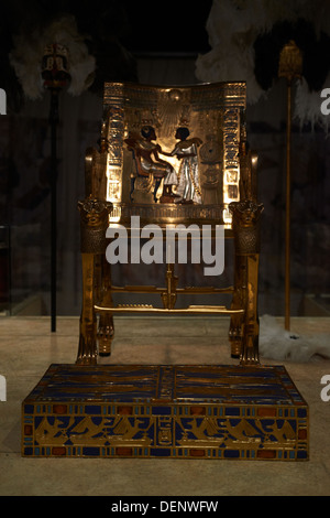 King Tut - Toutankhamon - Son tombeau et ses trésors Banque D'Images